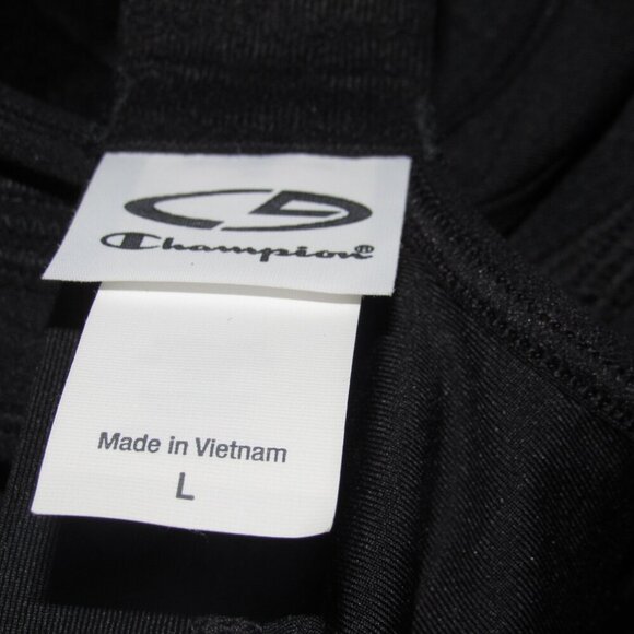 NWT CHAMPION Medium Support Power Shape Black Sports Bra Size L - Picture 4 of 4